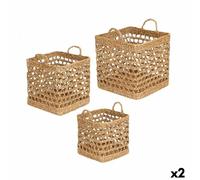 Set di Cesti Gift Decor Marrone Alghe marine 2 Pezzi [2 Unità]
