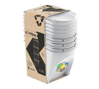 Set di cesti per la raccolta differenziata Sortibox 4x25L cenere IKWB25S4