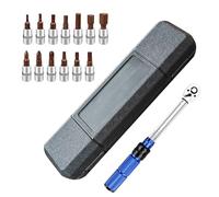 Set Di Chiave Di Coppia - Kit Di Manutenzione Della Bicicletta Di Precisione, Assortimento Di Spina Di Bit Esadecimali | Strumento Di Manico A Cricchetto, Meccanismo Di Regolazione, Calibrazione