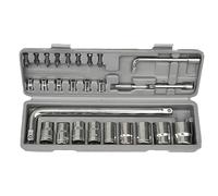 Set di chiavi a , 27 pezzi, ergonomiche e robuste, set completo di chiavi a per fai da te, garage, riparazione di moto, manutenzione quotidiana e