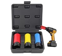 Set di chiavi a , 3 pezzi, anti-graffio, con pareti sottili, adatte per garage, vialetti, officina, centri di servizio auto e per lavori di frenatura