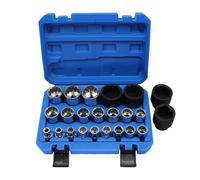 Set di Chiavi a Boccale | Kit Manutenzione con Manicotto Drive | Set Antiscivolo da 21 Pezzi per Officina Garage Casa Elettrico Industriale Meccanico Navale Costruzioni