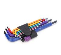 Set di chiavi a brugola con estremità a sfera 9 pezzi. Set di chiavi a bussola esagonali colorate con estremità piatta, set di chiavi a brugola con estremità a sfera in acciaio 45#, s