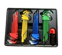 Set di chiavi a brugola esagonali, piccole chiavi piatte con impugnatura ergonomica, accessori per chiavi