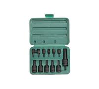 Set di bussole a percussione TORX HANS 1/4'-3/8'-1/2' 12 Pezzo T10-T60