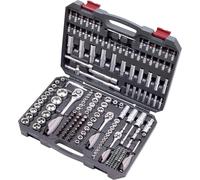 Kraftwerk Set di chiavi a bussola; 1/4"+3/8"+1/2", 19 x 34 x 7,5 cm