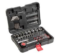 Set di chiavi a bussola 1/4", 3/8", 63 pezzi.
