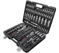 Set di chiavi a bussola 171 Pz Set Di Chiavi A Bussola Cricchetto Chiave Dinamometrica Per Combo Kit 1/4 3/8 1/2 Chiave A Cricchetto Punte Per Cacciavite Strumento Manuale