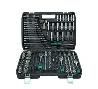 Set di chiavi a bussola 216 Pezzi Professionale Auto Chiave A Cricchetto Per Combo Set Di Utensili A Mano Utensili A Mano Kit Di Attrezzi La Casa Strumento A Cricchetto E Custodia(Black)