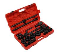 Set di chiavi a bussola, 26 pezzi, 3/4" e 1", 21 - 65 mm, attacco pesante con cricchetto, prolunghe e valigetta degli attrezzi professionale, per auto, riparazioni industriali