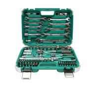Set di chiavi a bussola 4-32mm e chiavi fisse combinate 8-22mm, punte esagonali,