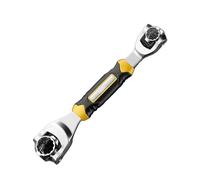 Set di chiavi a bussola 52 in 1 con impugnatura antiscivolo e testa girevole per uso domestico e professionale multifunzionale con impugnatura ergonomica