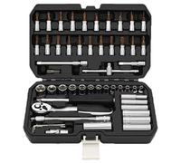 Set di chiavi a bussola 53 Pz/scatola 1/4 Pollici Chiave A Cricchetto Cacciavite Drive Socket Set Di Chiavi Per La Bicicletta Moto Auto Strumento Di Riparazione Set Di Utensili A Mano