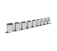 Set Di Chiavi A Bussola 9 Pezzi 1/2" Sq Drive Whitworth | AK2677 Sealey Nuovo