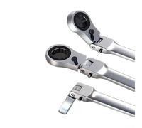 Set di chiavi a bussola a cricchetto a 72 denti con 17 pezzi assortimento di bussole a 12 punti per regolazioni meccaniche di routine