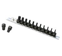 Set Di Chiavi A Bussola A Impatto Stubby Star Laser 1/4"D 13 Pezzi 8978