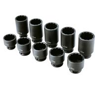 Set Di Chiavi A Bussola Ad Impatto Laser Tools 1/2"D 10 Pezzi 8700