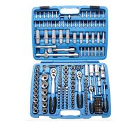Serie set kit cassetta 192 chiavi a bussola esagonali cricchetto BGS 1/2 1/4 3/8