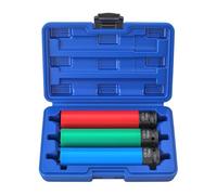 Set di chiavi a bussola con lavorazione precisa 17 19 21 mm, lunghezza estesa 17 mm, 19 mm, 21 mm, per la rimozione efficiente degli pneumatici e la manutenzione del veicolo. Set di chiavi a bussola