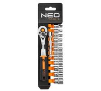 10-000 chiavi set 6 angoli, chiavi a bussola acciaio al cromo-vanadio NEO TOOLS
