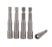 Set di chiavi a bussola da 14 ''Set di 4 pezzi, punta per trapano a impatto a cambio rapido da 7 mm, adattatori per chiavi a vite ad aria, driver per dado, gambo esagonale universale da 14''