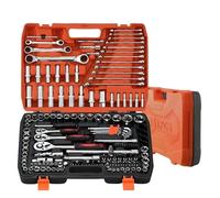 Set di chiavi a bussola da 151 pezzi Set di chiavi con barra di prolunga, chiave a cricchetto a sgancio rapido con set di bussole cassetta attrezzi