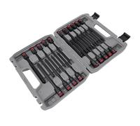 Set di chiavi a bussola da 3/8" con inserti esagonali, bussole di lunghezza estesa resistenti agli urti per la manutenzione fai-da-te.