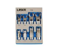 Laser Tools Finestra Presa & Crows Piedi Chiave Set 1cmD 8pc 7152