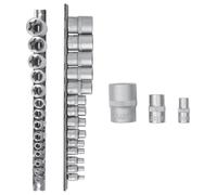 Set Di Chiavi A Bussola E Da 1/4", 3/8" E 1/2", 14 Pezzi - 38640