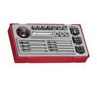 Set di chiavi a bussola e punte da 1/4", 48 pezzi