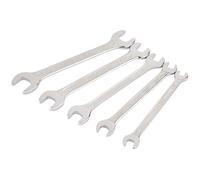 Set Di Chiavi A Bussola Elora Midget BA Aperte 5 Pezzi 0 A 8 BA Nichelato 05210