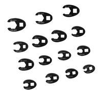 Set di chiavi a bussola ergonomiche da 3/8", 15 pezzi, lavorate per stringere e allentare il dado, varie attività, chiave multiuso