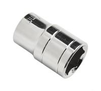 Set di chiavi a bussola esagonali da 17-21 mm, attacco da 1/2 pollice profondo a sei angoli per chiave a cricchetto, acciaio legato al cromo vanadio, set di 3 chiavi metriche (17 mm)