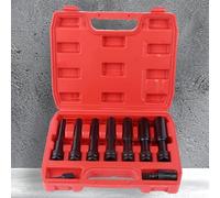 Set di chiavi a bussola esagonali estese, adattatore da 2 pollici con barra di estensione a cricchetto, prese metriche per pozzo profondo per chiave, convertitore chiave a lunga portata per