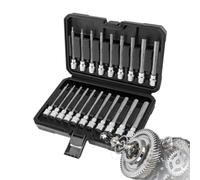 Set di chiavi a bussola esagonali metriche da 3/8", 20 pezzi, | Per auto, garage, industrie, magazzini, fabbriche, cantieri navali, fienili, casa, mulino per garage, officina, fabbrica