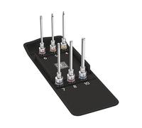 SET DI CHIAVI A BUSSOLA ESAGONALI WERA 8740 C HF 2 - Lunghezza lama 140 mm, Acciaio inox, Magnetico, 6 inserti
