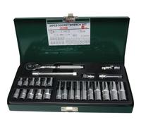 Set di chiavi a bussola HANS 1/4 pollici 26 Pezzo (kurz und lang)