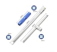 Set di chiavi a bussola in lega di alluminio con manico a T ed estensione dell'asta esagonale, design a doppia testa staccabile per la casa, il giardino e la manutenzione degli attrezzi da officina, A