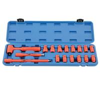 Set Di Chiavi A Bussola Isolato 3/8"D 17 Pezzi - Laser 5483 Nuovo