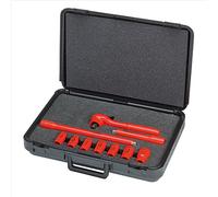KNIPEX Tools 98 99 11 S3 - Set di chiavi a bussola isolate, 10 pezzi (989911S3)