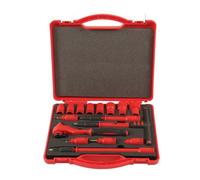 Set Di Chiavi A Bussola Isolato Laser 3/8"D 16pz 6148