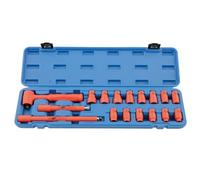 Laser Strumenti Metrico Isolato Presa Set 1cmD 17pc Hex Bi 1000V AC 1500V Dc