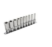 SET DI CHIAVI A BUSSOLA LUNGHE 80 mm PROFILO INTERNO TORX FEMMINA DA 1/2 E8-E24