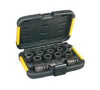 Set Di Chiavi A Bussola Metriche DEWALT 17 Pezzi Singolo Esagono Standard DT7506