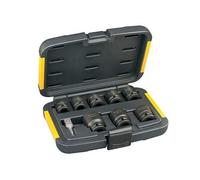 Set Di Chiavi A Bussola Metriche DEWALT 9 Pezzi Singolo Esagono Standard DT7507