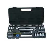 Metrico Imperiali Presa Set 1cm 1.3cm Drive Cricchetto Estensione Bit 52pc 01746