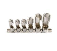 Set Di Chiavi A Bussola Per Accesso Difficile Laser 3/8"D 6pz 4984