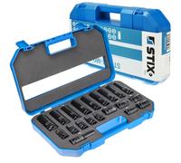 Set di chiavi a bussola per avvitatori a percussione 20 pezzi 1/2" Cr-Mo set ...