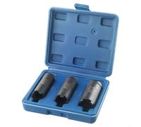 Set di chiavi a bussola per dadi di bloccaggio della frizione per moto, 18 mm, 20 mm, 22 mm, strumento di rimozione in lega per moto GY6, marcature trasparenti per riparazione utensili manuali