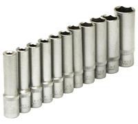 Set Di Chiavi A Bussola Profonde Da 1/4" Con 11 Pezzi - 38616